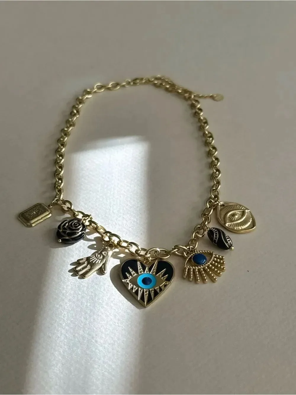Anthropologie gold tone